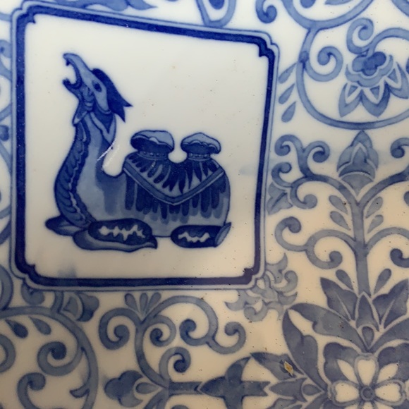 Ceramic bowl. Asian print. - Picture 3 of 7